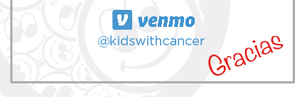 Venmo @kidswithcancer